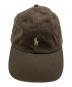 POLO RALPH LAUREN（ポロ・ラルフローレン）の古着「CLASSIC SPORT CAP」｜ブラウン