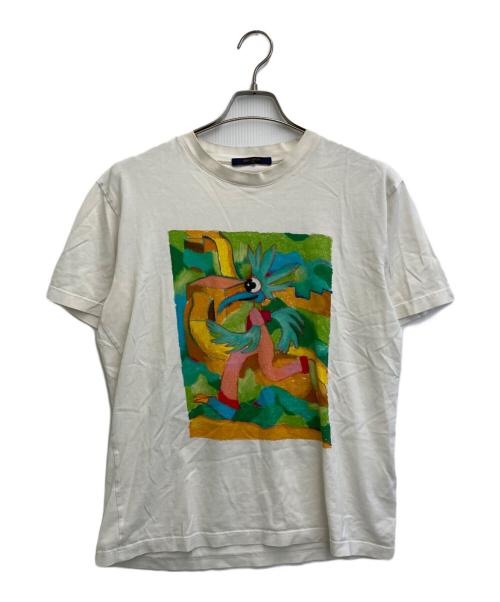 LOUIS VUITTON（ルイ ヴィトン）LOUIS VUITTON (ルイ ヴィトン) 21SS LVフレンドカットソー ホワイト サイズ:SIZE Mの古着・服飾アイテム
