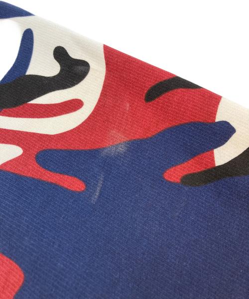 Aape BY A BATHING APE（エーエイプ バイ アベイシングエイプ）Aape BY A BATHING APE (エーエイプ バイ アベイシングエイプ) Camo Cardigan ネイビー×レッド サイズ:SIZE Mの古着・服飾アイテム