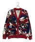 Aape BY A BATHING APE（エーエイプ バイ アベイシングエイプ）の古着「Camo Cardigan」｜ネイビー×レッド