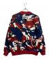 Aape BY A BATHING APE (エーエイプ バイ アベイシングエイプ) Camo Cardigan ネイビー×レッド サイズ:SIZE M：13000円