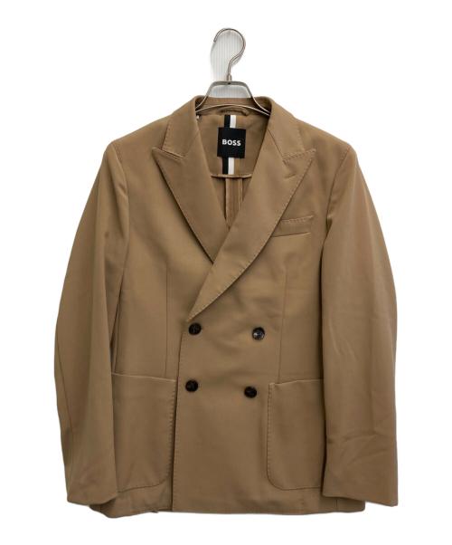 BOSS（ボス）BOSS (ボス) ピークドラペルダブルブレストジャケット ベージュ サイズ:SIZE XSの古着・服飾アイテム