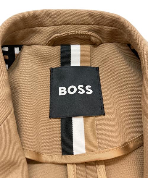 BOSS（ボス）BOSS (ボス) ピークドラペルダブルブレストジャケット ベージュ サイズ:SIZE XSの古着・服飾アイテム