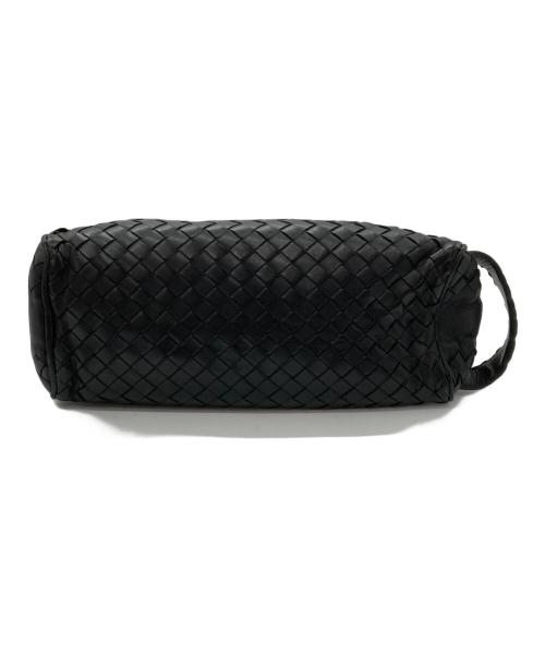 BOTTEGA VENETA（ボッテガベネタ）BOTTEGA VENETA (ボッテガベネタ) イントレチャートセカンドバッグ ブラックの古着・服飾アイテム