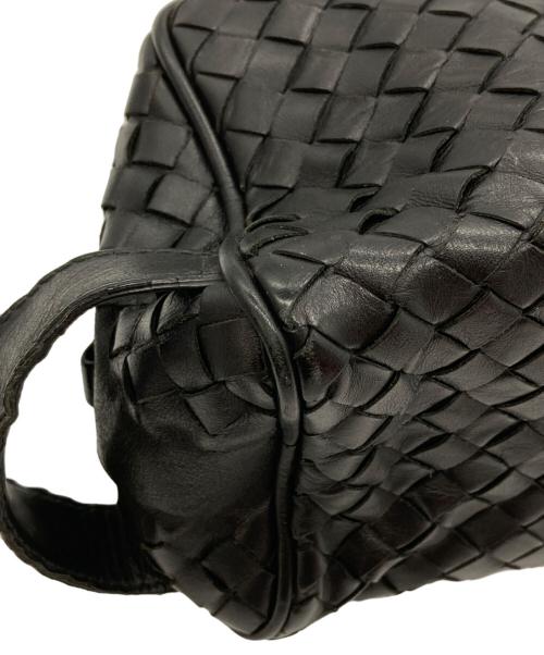 BOTTEGA VENETA（ボッテガベネタ）BOTTEGA VENETA (ボッテガベネタ) イントレチャートセカンドバッグ ブラックの古着・服飾アイテム