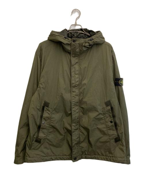 STONE ISLAND（ストーンアイランド）STONE ISLAND (ストーンアイランド) CRINKLE REPS R-NY ナイロンジャケット オリーブ サイズ:SIZE 3XLの古着・服飾アイテム