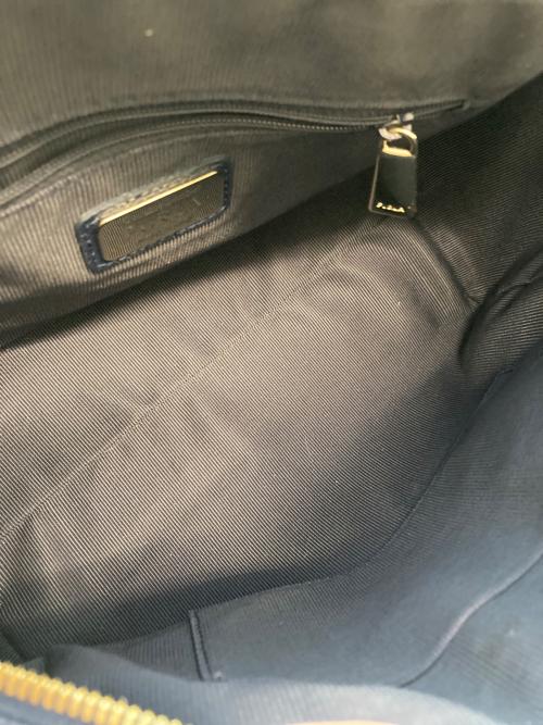 FURLA（フルラ）FURLA (フルラ) アレグラ 2WAYバッグ ネイビーの古着・服飾アイテム