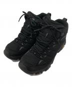 MERRELLメレル）の古着「モアブ3シンセティックミッドゴアテックス」｜ブラック（TRIPLE BLACK）