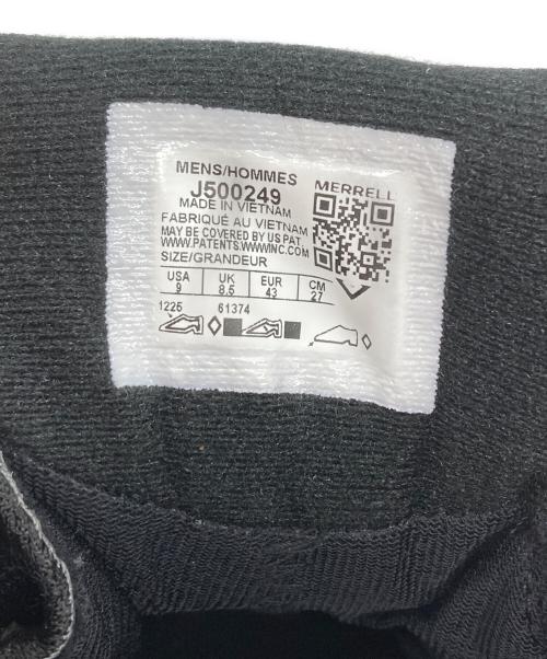 MERRELL（メレル）MERRELL (メレル) モアブ3シンセティックミッドゴアテックス ブラック（TRIPLE BLACK） サイズ:SIZE 27cmの古着・服飾アイテム