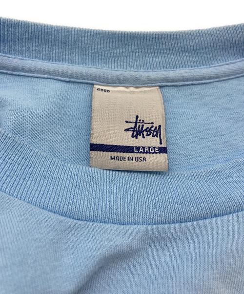 stussy（ステューシー）stussy (ステューシー) ブルース・リーTシャツ スカイブルー サイズ:SIZE Lの古着・服飾アイテム