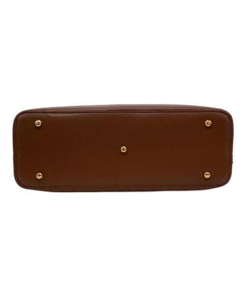 12 Twelve Agenda（トゥエルブアジェンダ）12 Twelve Agenda (トゥエルブアジェンダ) 配色A4トートバッグ キャメル（ブラウン） 未使用品の古着・服飾アイテム