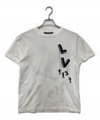 LOUIS VUITTONルイ ヴィトン）の古着「21SS フロウティングプリントTシャツ」｜ホワイト