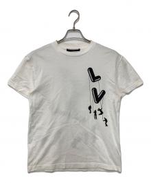 LOUIS VUITTON（ルイ ヴィトン）の古着「21SS フロウティングプリントTシャツ」｜ホワイト