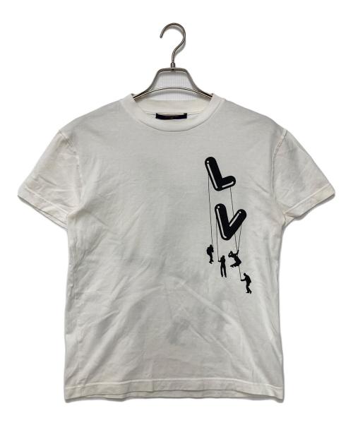 LOUIS VUITTON（ルイ ヴィトン）LOUIS VUITTON (ルイ ヴィトン) 21SS フロウティングプリントTシャツ ホワイト サイズ:XSの古着・服飾アイテム