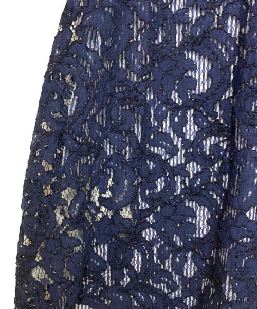 sacai luck（サカイラック）sacai luck (サカイラック) バックレースコンビシャツ ネイビースカイブルー サイズ:3の古着・服飾アイテム