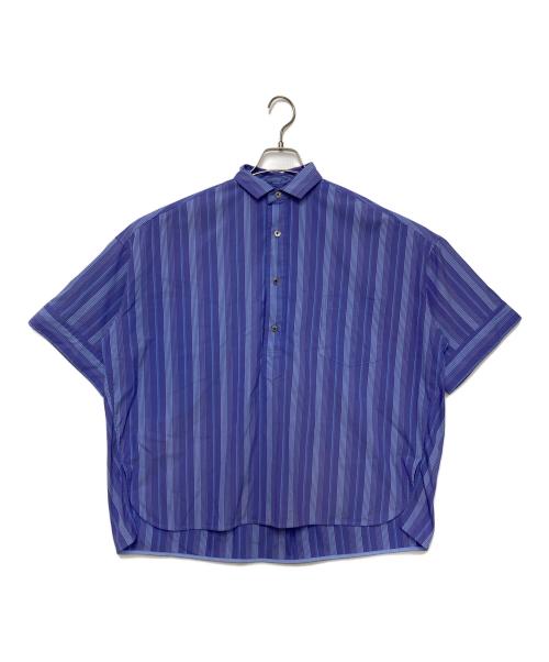 ticca（ティッカ）ticca (ティッカ) スクエアビッグシャツ ブルー サイズ:Freeの古着・服飾アイテム