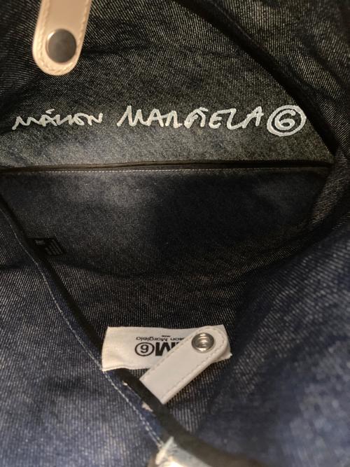 MM6 Maison Margiela（エムエムシックスメゾンマルジェラ）MM6 Maison Margiela (エムエムシックスメゾンマルジェラ) ジャパニーズデニムバッグ グレー×ブルーの古着・服飾アイテム