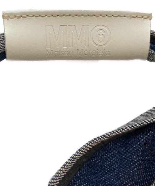 MM6 Maison Margiela（エムエムシックスメゾンマルジェラ）MM6 Maison Margiela (エムエムシックスメゾンマルジェラ) ジャパニーズデニムバッグ グレー×ブルーの古着・服飾アイテム