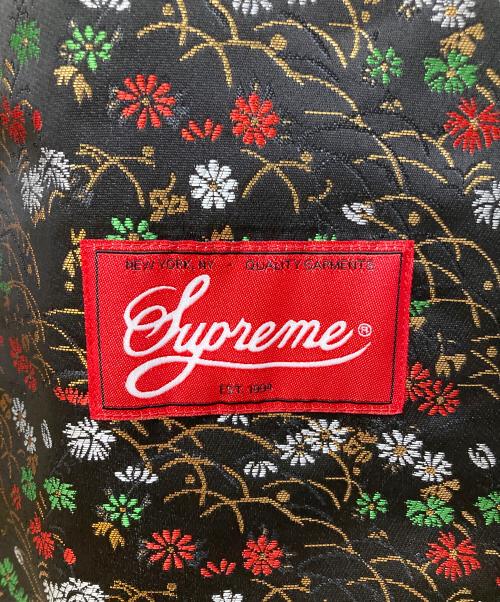 SUPREME（シュプリーム）Supreme (シュプリーム) 26SS Floral Jacquard Baseball Jersey ブラック×ゴールド サイズ:Sの古着・服飾アイテム