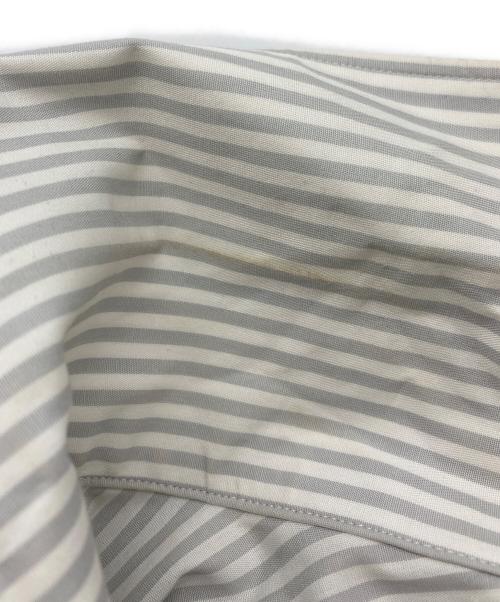 KOLOR（カラー）KOLOR (カラー) ストライプシャツワンピース ホワイト×グレー サイズ:SIZE 1の古着・服飾アイテム