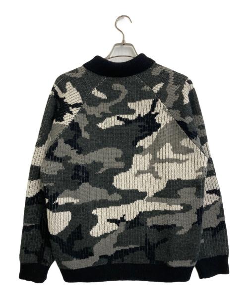 SUPREME（シュプリーム）Supreme (シュプリーム) 25AW Small Box Polo Sweater グレー×ブラック サイズ:SIZE Mの古着・服飾アイテム
