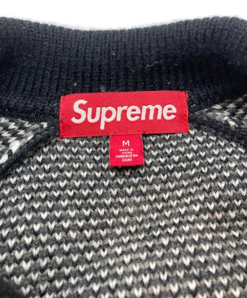 SUPREME（シュプリーム）Supreme (シュプリーム) 25AW Small Box Polo Sweater グレー×ブラック サイズ:SIZE Mの古着・服飾アイテム