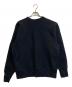 CAMBER（キャンバー）の古着「CROSS KNIT CREW NECK」｜ブラック