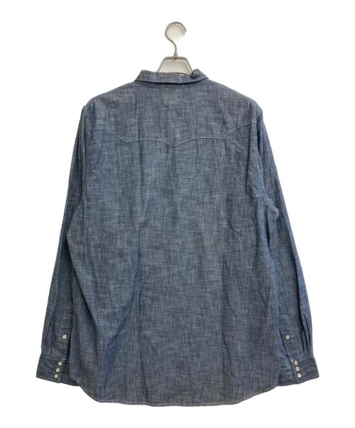 Denim & Supply Ralph Lauren（デニム＆サプライ ラルフローレン）DENIM & SUPPLY RALPH LAUREN (デニム＆サプライ ラルフローレン) リンスウォッシュ ウエスタンダンガリーシャツ インディゴ サイズ:SIZE XL 未使用品の古着・服飾アイテム