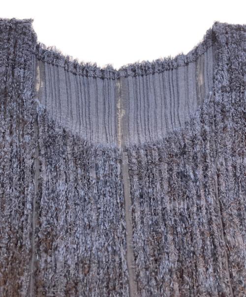 PLEATS PLEASE（プリーツプリーズ）PLEATS PLEASE (プリーツプリーズ) シャギープリーツノースリーブワンピース ネイビー サイズ:SIZE 3の古着・服飾アイテム