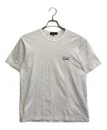 COMME des GARCONS HOMME（コムデギャルソン オム）の古着「Cotton Jersey Garment Print T-Shirts」｜ホワイト