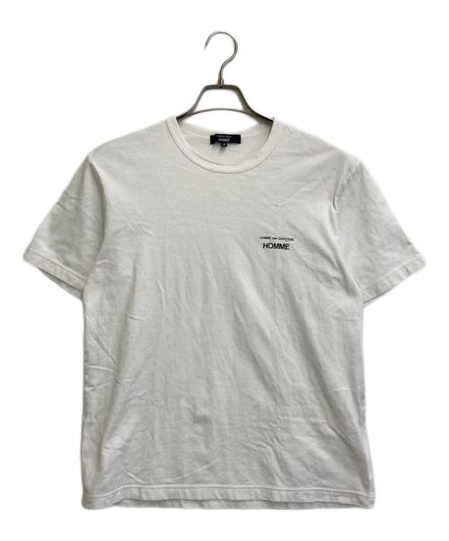 COMME des GARCONS HOMME（コムデギャルソン オム）COMME des GARCONS HOMME (コムデギャルソン オム) Cotton Jersey Garment Print T-Shirts ホワイト サイズ:SIZE Sの古着・服飾アイテム