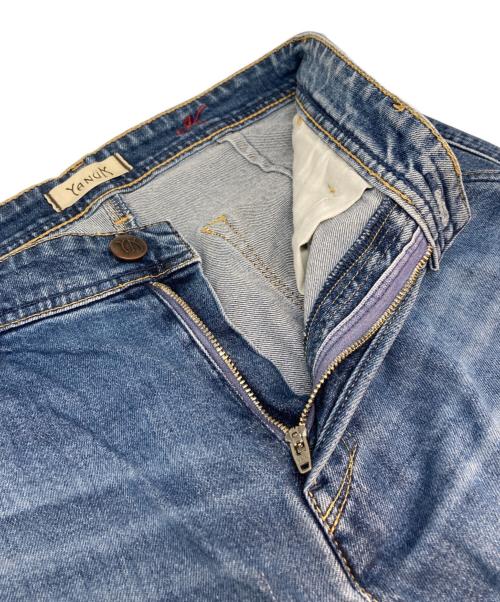 YANUK（ヤヌーク）YANUK (ヤヌーク) ローライズストレート ECO DENIM ブルー サイズ:SIZE Sの古着・服飾アイテム