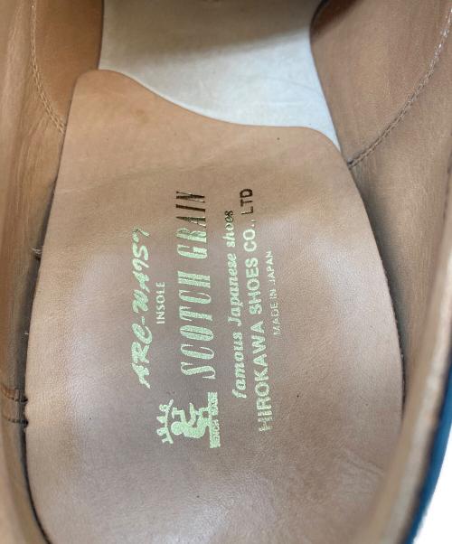 SCOTCH GRAIN（スコッチグレイン）SCOTCH GRAIN (スコッチグレイン) ストレートチップシューズ ブラック サイズ:SIZE 26 1/2の古着・服飾アイテム