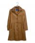 BURBERRY BLUE LABEL（バーバリー ブルー レーベル）の古着「チキャンラムファーシープレザーコート」｜ブラウン