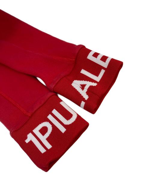 1PIU1UGUALE3 RELAX（ウノピゥウノウグァーレトレ リラックス）1piu1uguale3 relax (ウノピゥウノウグァーレトレ リラックス) ラインストーンジップスウェットパーカー レッド サイズ:SIZE Sの古着・服飾アイテム