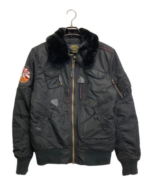 ALPHA（アルファ）ALPHA (アルファ) INJECTORフライトジャケット ブラック サイズ:SIZE XSの古着・服飾アイテム