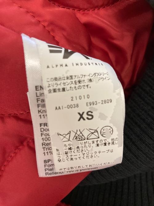 ALPHA（アルファ）ALPHA (アルファ) INJECTORフライトジャケット ブラック サイズ:SIZE XSの古着・服飾アイテム