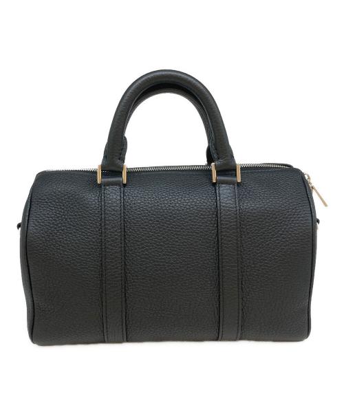 MOREAU PARIS（モロー・パリ）MOREAU PARIS (モロー・パリ) グレインレザー2WAYバッグ ブラックの古着・服飾アイテム