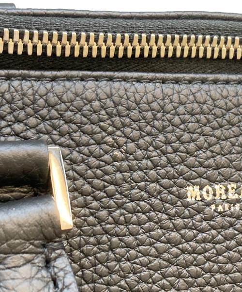 MOREAU PARIS（モロー・パリ）MOREAU PARIS (モロー・パリ) グレインレザー2WAYバッグ ブラックの古着・服飾アイテム