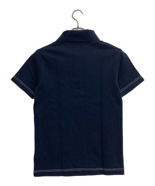 BURBERRY（バーバリー）BURBERRY (バーバリー) コットンポロシャツ ネイビー サイズ:SIZE Sの古着・服飾アイテム