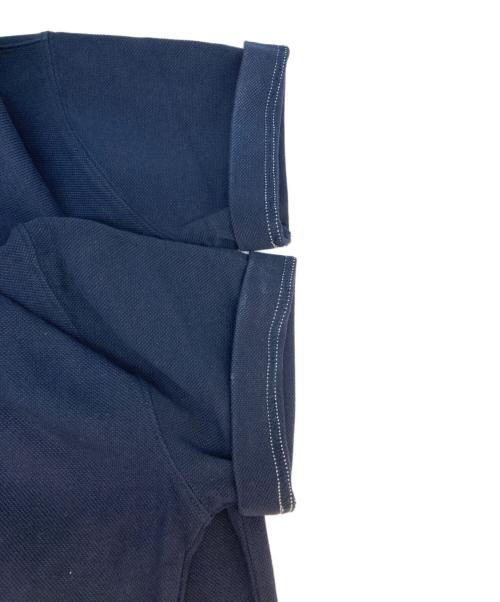 BURBERRY（バーバリー）BURBERRY (バーバリー) コットンポロシャツ ネイビー サイズ:SIZE Sの古着・服飾アイテム