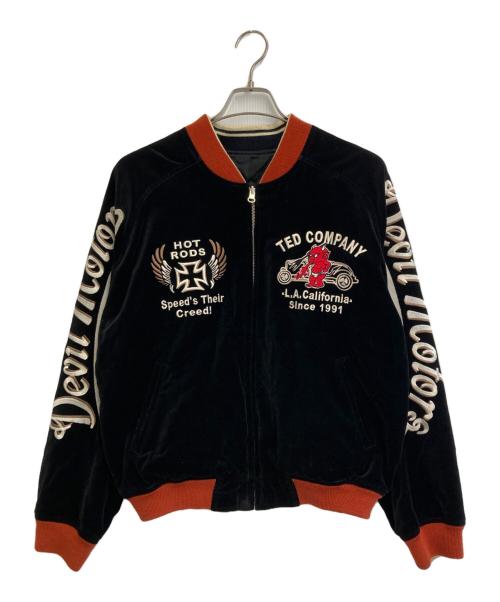 TED COMPANY（テッドカンパニー）TED COMPANY (テッドカンパニー) 別珍リバーシブルスカジャン ブラック サイズ:SIZE 4の古着・服飾アイテム
