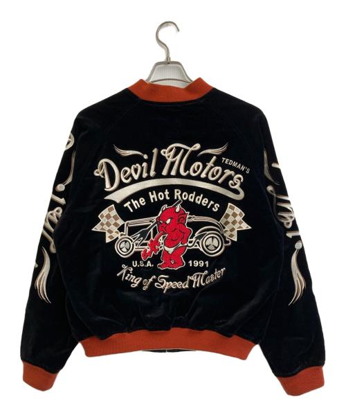 TED COMPANY（テッドカンパニー）TED COMPANY (テッドカンパニー) 別珍リバーシブルスカジャン ブラック サイズ:SIZE 4の古着・服飾アイテム