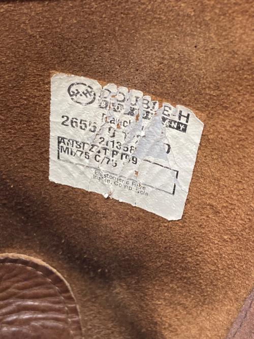 DOUBLE-H（ダブルエイチ）double-H (ダブルエイチ) ウェスタンブーツ ブラウン サイズ:SIZE 9 1/2の古着・服飾アイテム