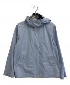 BLUE LABEL CRESTBRIDGEブルーレーベルクレストブリッジ）の古着「ストレッチプルーフクロスマウンテンパーカー」｜スカイブルー