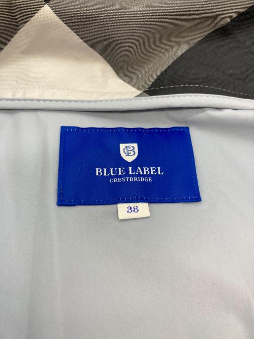 BLUE LABEL CRESTBRIDGE（ブルーレーベルクレストブリッジ）BLUE LABEL CRESTBRIDGE (ブルーレーベルクレストブリッジ) ストレッチプルーフクロスマウンテンパーカー スカイブルー サイズ:SIZE 38の古着・服飾アイテム