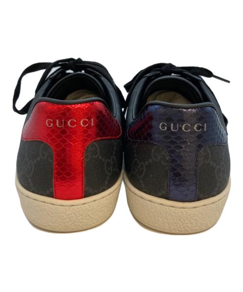 GUCCI（グッチ）GUCCI (グッチ) エース GGスプリーム シェリーラインスニーカー グレー サイズ:SIZE 7 1/2 未使用品の古着・服飾アイテム