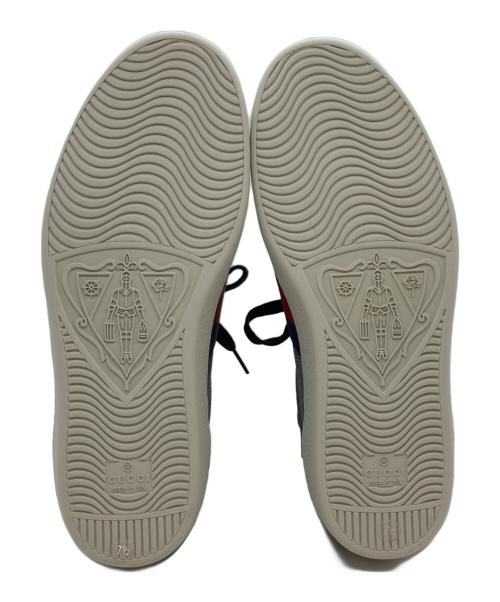 GUCCI（グッチ）GUCCI (グッチ) エース GGスプリーム シェリーラインスニーカー グレー サイズ:SIZE 7 1/2 未使用品の古着・服飾アイテム