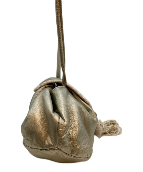 LOEWE（ロエベ）LOEWE (ロエベ) フリンジショルダーバッグ シルバーの古着・服飾アイテム