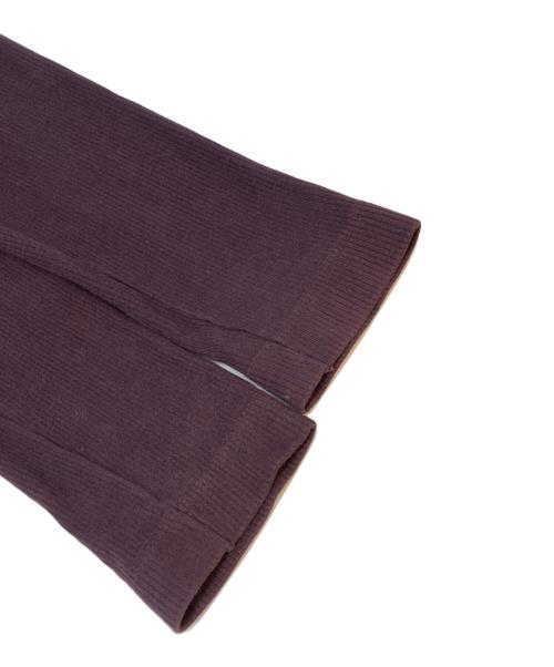 DRIES VAN NOTEN（ドリスヴァンノッテン）DRIES VAN NOTEN (ドリスヴァンノッテン) ７分丈サーマルカットソー ボルドー サイズ:SIZE Lの古着・服飾アイテム
